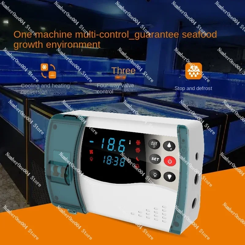 Integrated refrigeration, heating automatic conversion, small seafood machine chiller thermostat