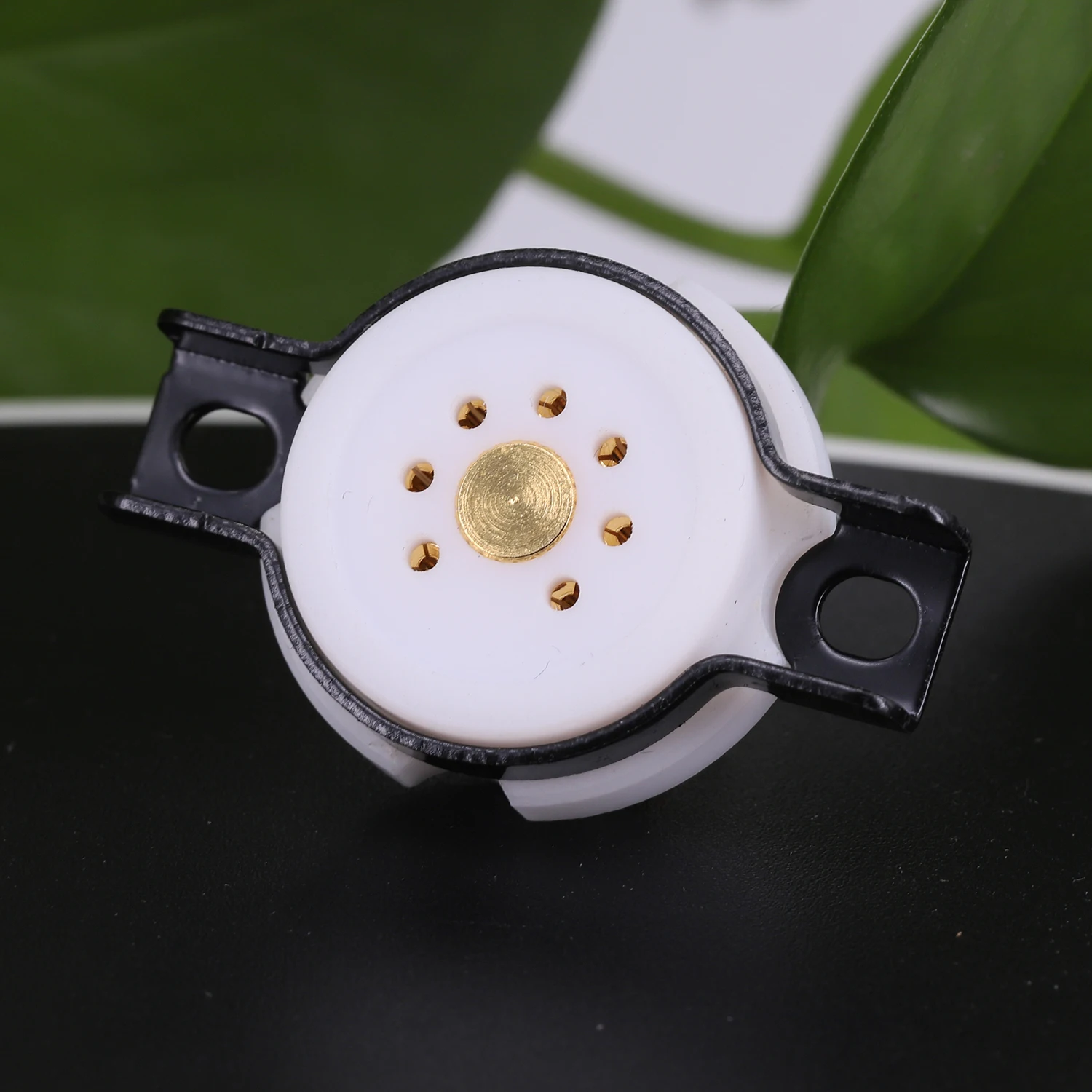 1PC EIZZ 7Pins Tube Socket Ceramic PTFEF VALVE BASE For 6J1 6J4 6J5 6A2 6H2 1A2 6AQ5 EC92 6Z4 6X4 Tube AMP