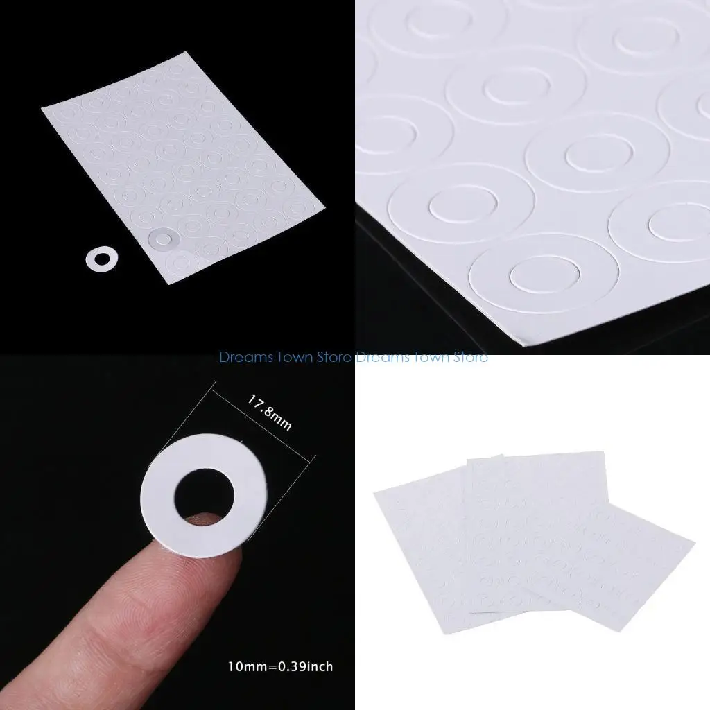 HX6A 100pcs/lot 18650 Lithium Battery PET Plastic Positive Hollow Flat Insulation Pad Original Gasket Battery Accessories