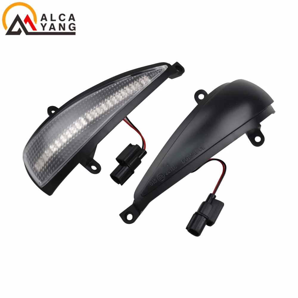 2X Dynamischer Blinker LED-Blinkleuchte Seiten-Spiegel-Lampe für Honda Civic 8. Generation MK8 Hatchback 3D 5D 2006 2012 FN2 FN FK – Detail 2