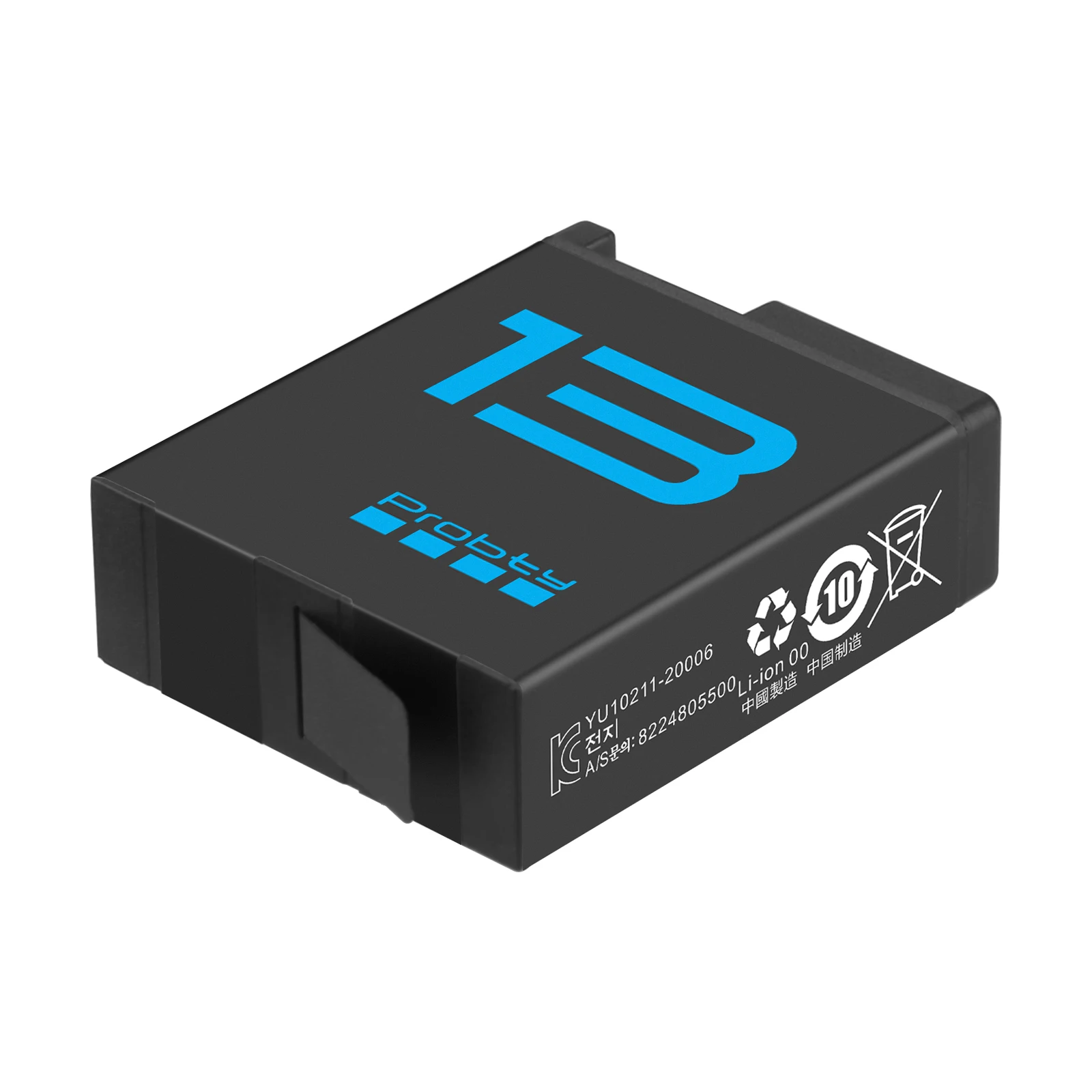 Probty 2280mAh Enduro Rechargeable Battery For GoPro Hero 13 Gopro Mission 1 Battery For GoPro13 For Gopro Mission1 Accessory