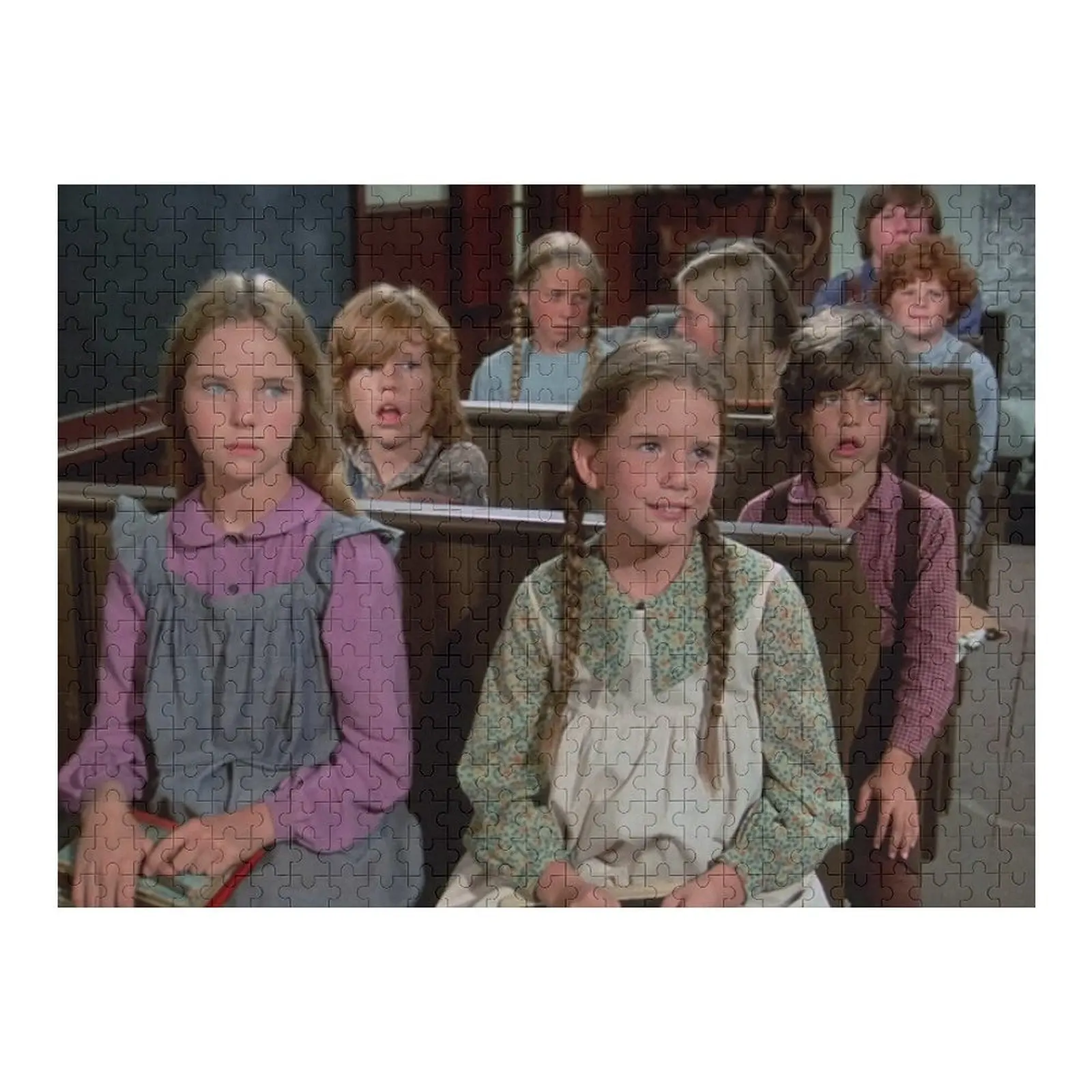 초원 위의 작은 집 클래스 직소 퍼즐 그림 어린이를 위한 맞춤형 퍼즐