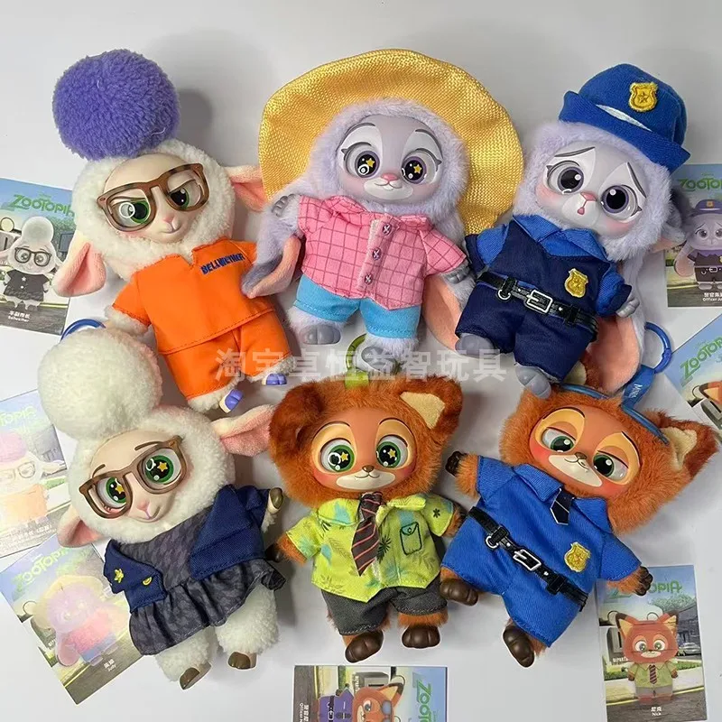 กล่องสุ่มซีรีส์ซูโทเปียใหม่ ปี 2025 ตุ๊กตาไวนิลจูดี้ นิค ตัวการ์ตูนจี้ห้อย ของเล่นสุดฮิต กล่องของขวัญคริสต์มาส