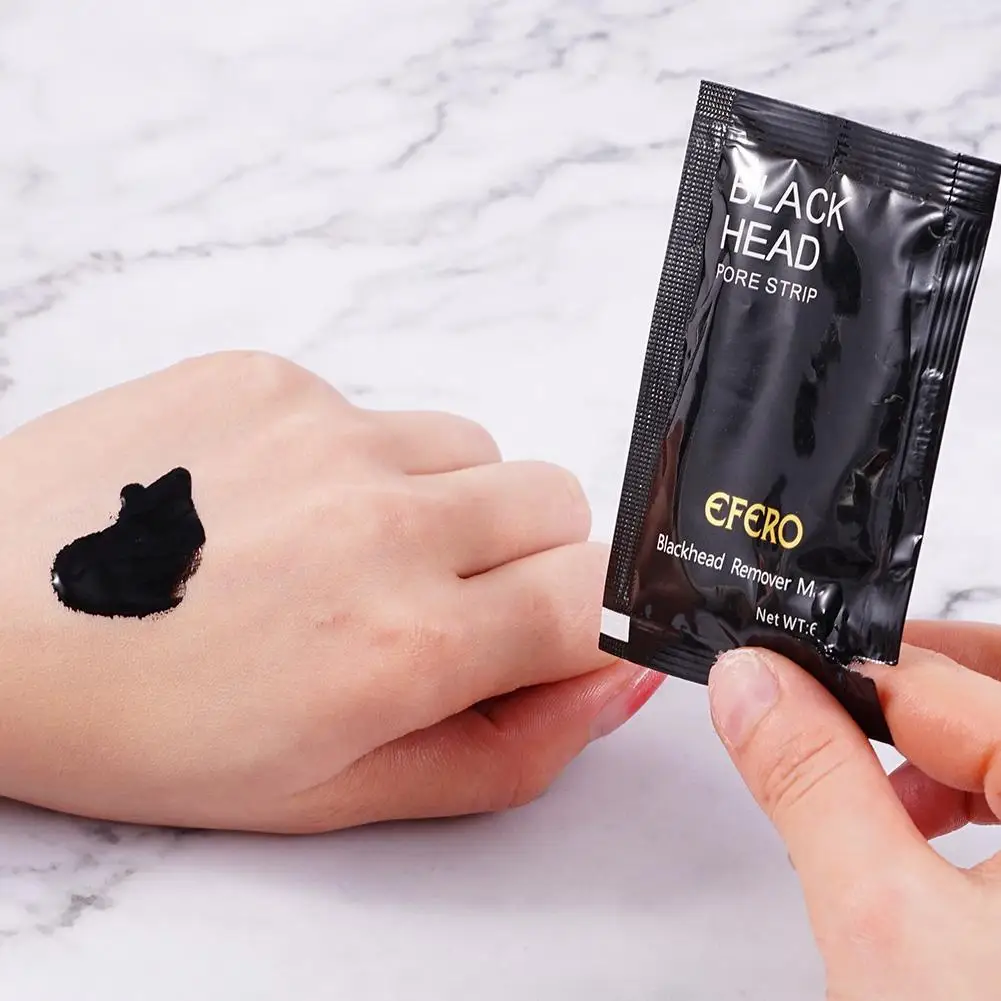 مزيل الرؤوس السوداء أقنعة الوجه مزيل النقاط السوداء الخيزران الفحم الرعاية التطهير قناع علاج حب الشباب قناع الوجه قشر الوجه G7E6 #3