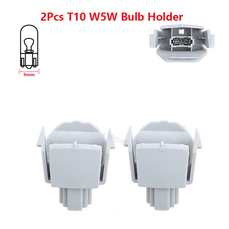 

2x T10 W5W патрон лампы для Acura ILX RDX TSX аксессуары для освещения номерного знака