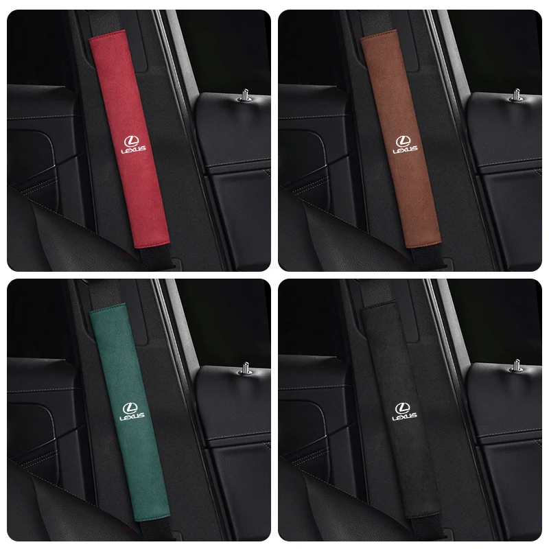 مجموعة حماية الكتف لحزام مقعد السيارة ملحقات داخلية لكزس F SPORT GX460 Ct200h IS250 ES 220D IS200 Fsport GS GX IS