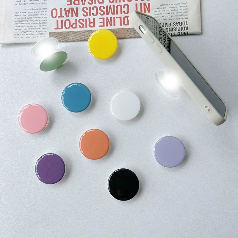 Popped Epoxy Round Phone Socket for iPhone 15 16 17 Grip Tok Phones Holder Finger Ring Stand for Samsung Xiaomi - view 4