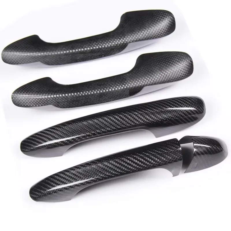 Car Handle Accessories Suitable for  GT/CLA/GLC/S/E/A/B/CLS Class W205 Dry Carbon Exterior Door Handle(Left Drive)