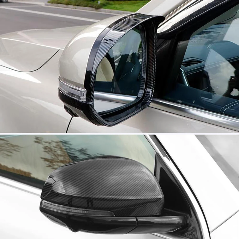 

For GWM Great Wall Tank 500 2022 2023 Accessories ABS Car Rear View Mirror Cover/Block Rain Eyebrow Trim Sticker Car Styling