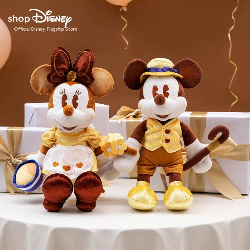 

Disney Official Mickey Minnie Sweetheart Cookie Series Plush Doll Home Decoration Doll Soft Plush Baby Comfort Toys Holiday Gift