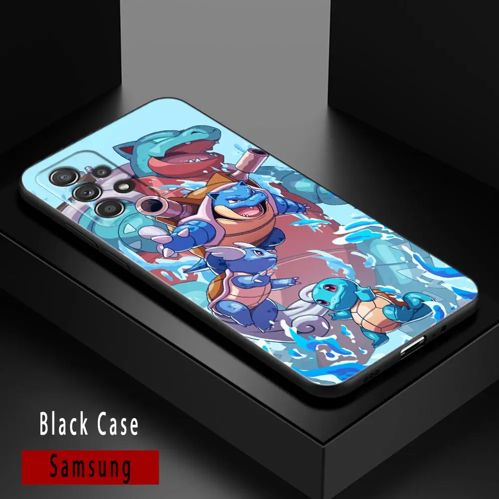 Snorlax Gengar Pokemon Anime Case For Samsung Galaxy A13 4G A21S Case A13 A14 A23 A24 A02 A03 A04 S A11 A34 A32 Soft Phone Cover