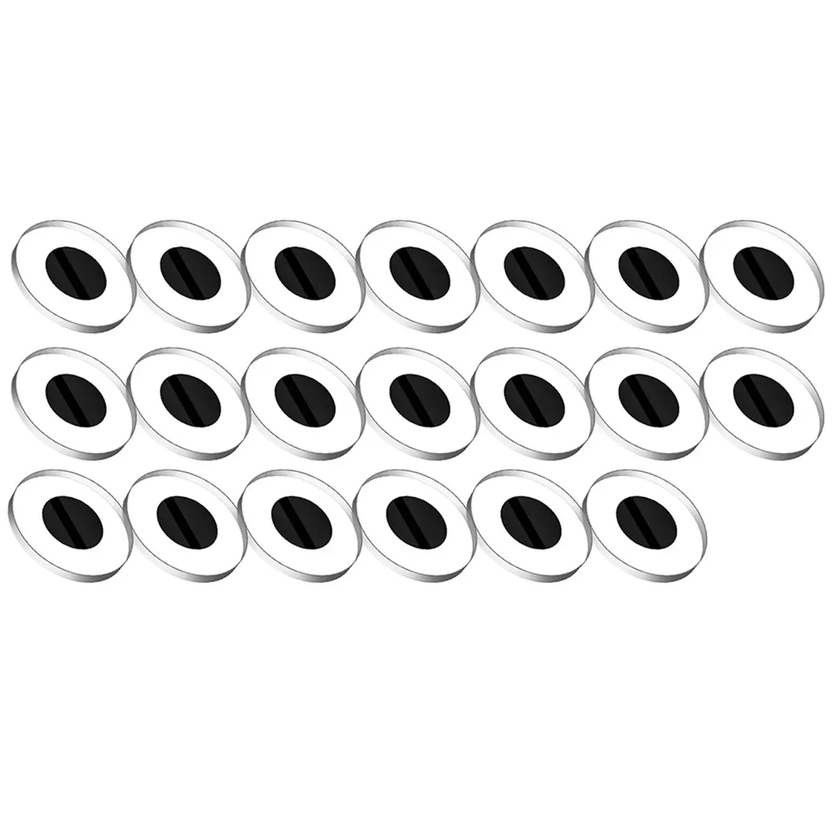 A50U 20PCs LED Blockers for RayBan Meta Wayfarer/Skyler/Headliner/Oakley Meta HSTN Accessories,Blackout LED Light Blocking