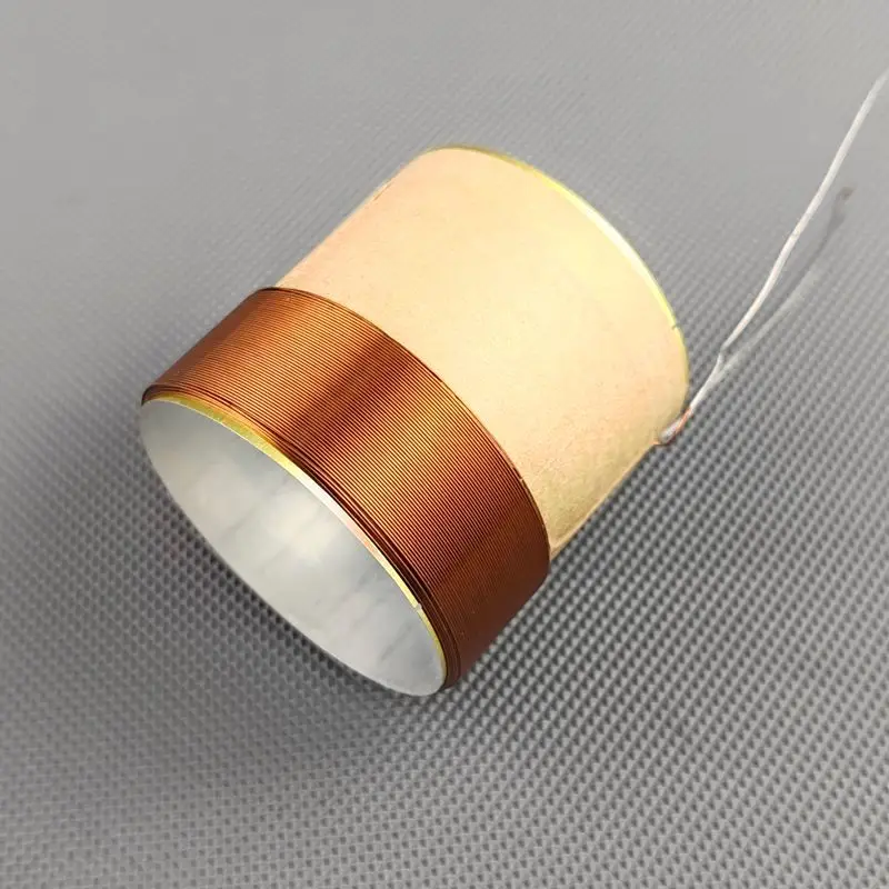 1Pcs 49.5mm  ASV 4-Layers 8Ohm Round Copper Wire Bass Speaker Voice Coil Woofer Sound Driver Loudspeaker Repair Parts