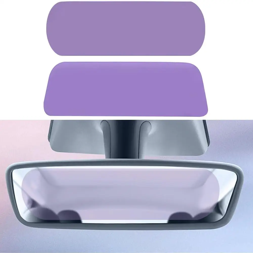 Rearview Mirror Anti-glare Film Anti Fog Film Auto Night Reversing Glare Protection Sticker Accessories