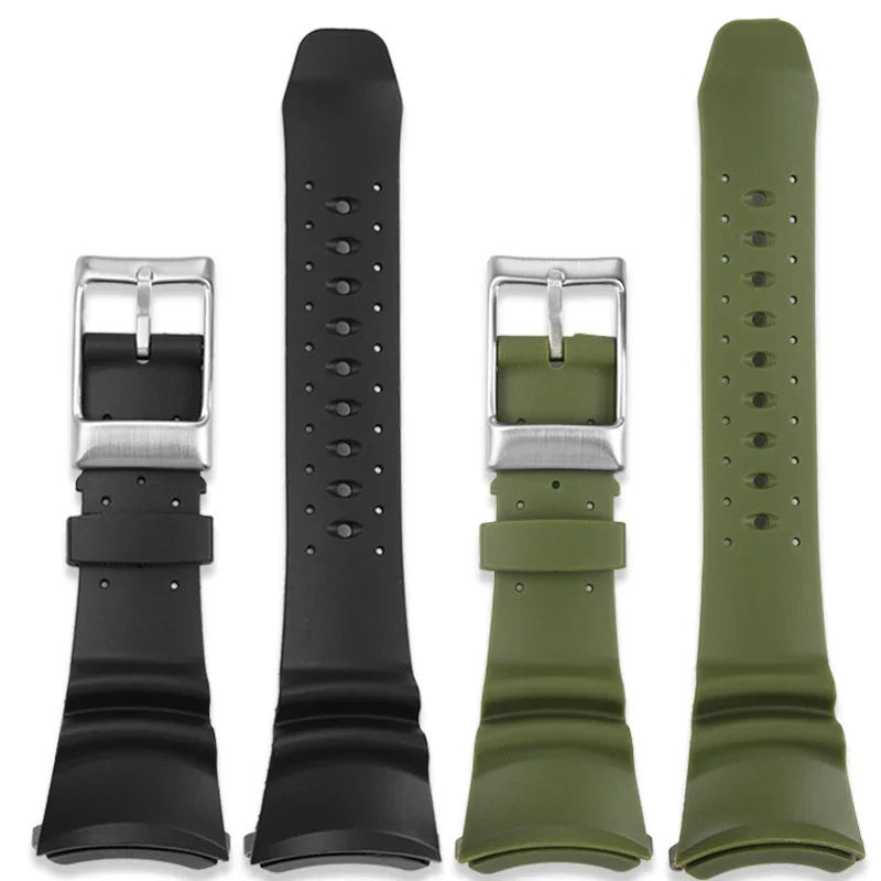 For Citizen Promaster BJ8050 Curved end Rubber Strap BJ8057 Watch band BJ8050 Deep Sea Monster Watch Strap Waterproof Bracelet