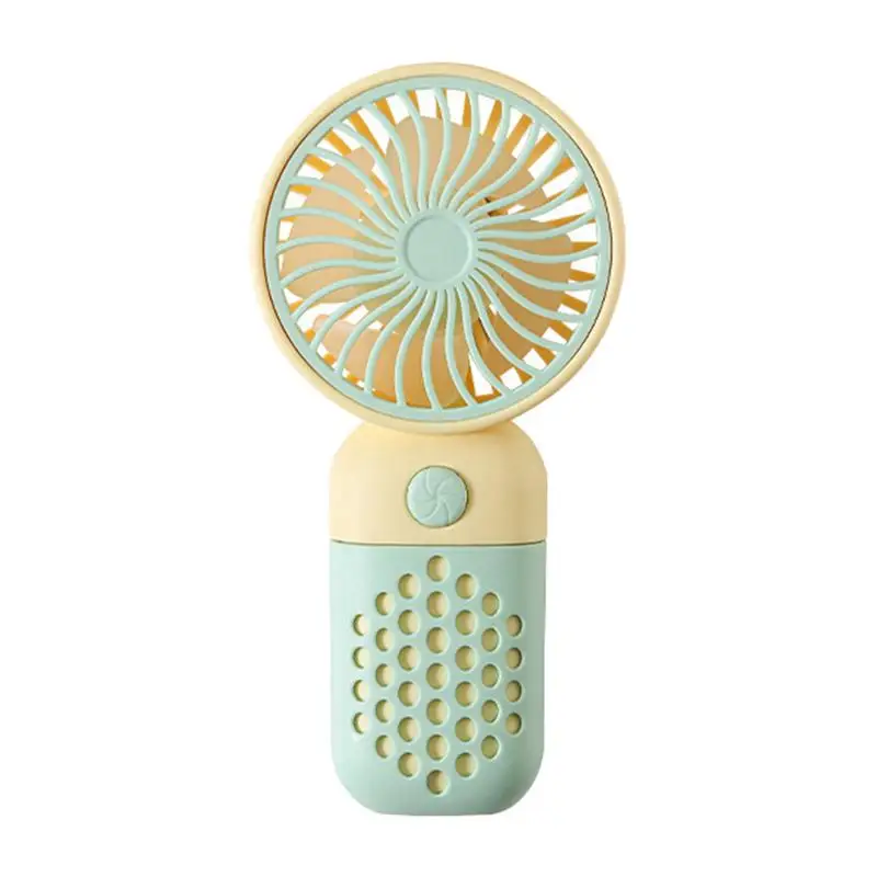 Outdoor Pocket Fan Mini Handheld Summer Fan Strong Wind Electric Mini Fan For Car Travel Work Area Home School