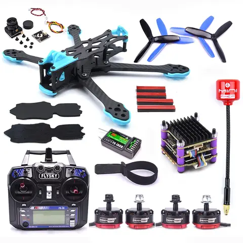 Quadro de câmera de fibra de carbono para RC Drone, APEX APEX-DC HD FPV Freestyle Drone, 5 ", 250mm, 2300KV Motor, 60A, 4in 1, ESC, F4, FC, 1500TVL