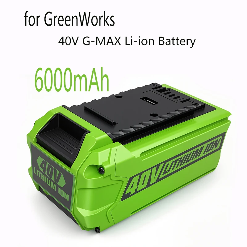 

40 В 6 Ач литий-ионный аккумулятор для G-MAX для производителя Greenworks Сменный аккумулятор для газонокосилки Электроинструменты
