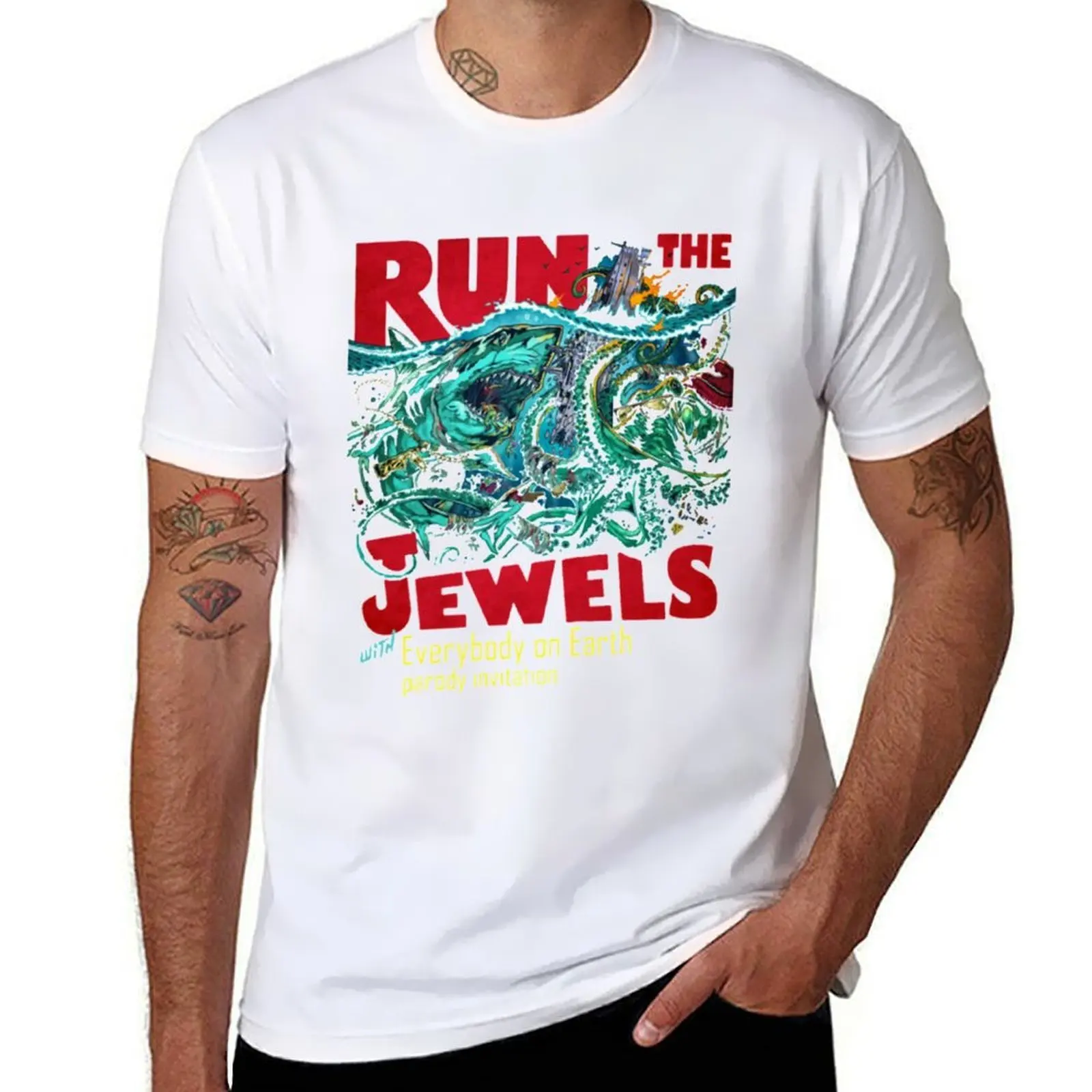 Predatory Shark Shirt T-Shirt t shirt men 100% cotton luxury brand anime t shirts oversize T-Shirt