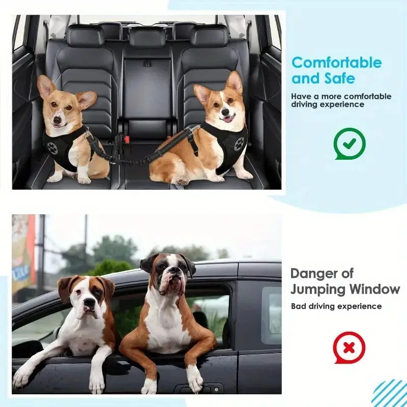 Thumbnail 3 - #36 Latest Dog Seat Belt Harness Offers