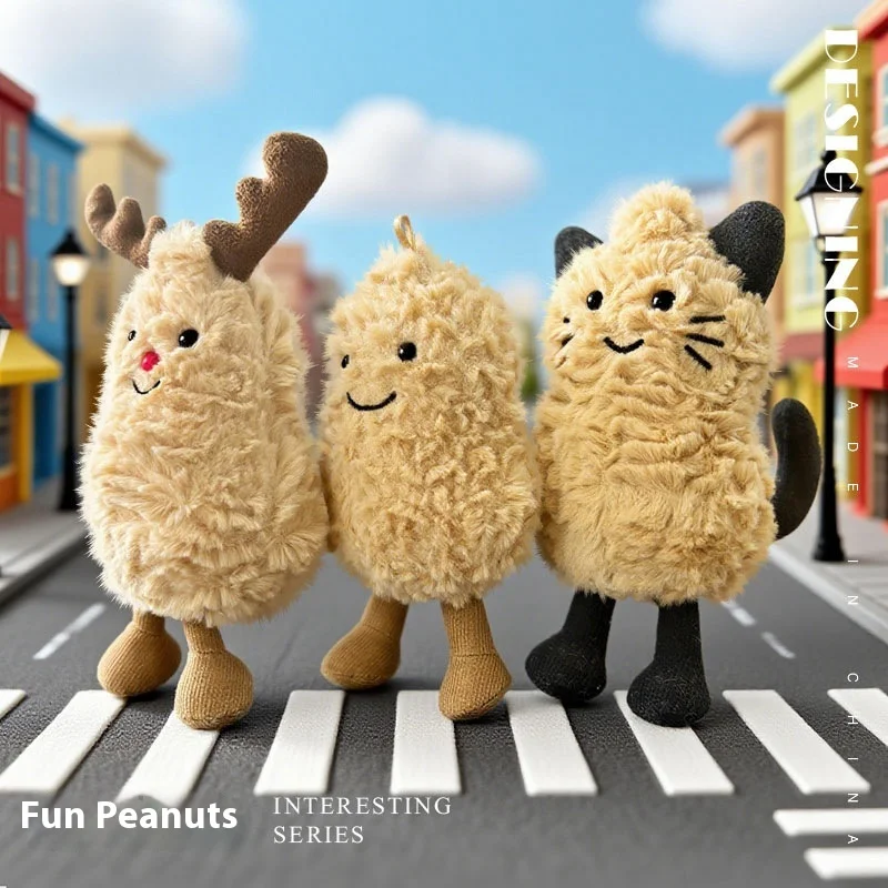 

Новый продукт в наличии, кукла с маленьким арахисом, подвеска, плюшевая игрушка, кукла Лось, кошка, кулон для девочек, подарок на день рождения, подарок для друга