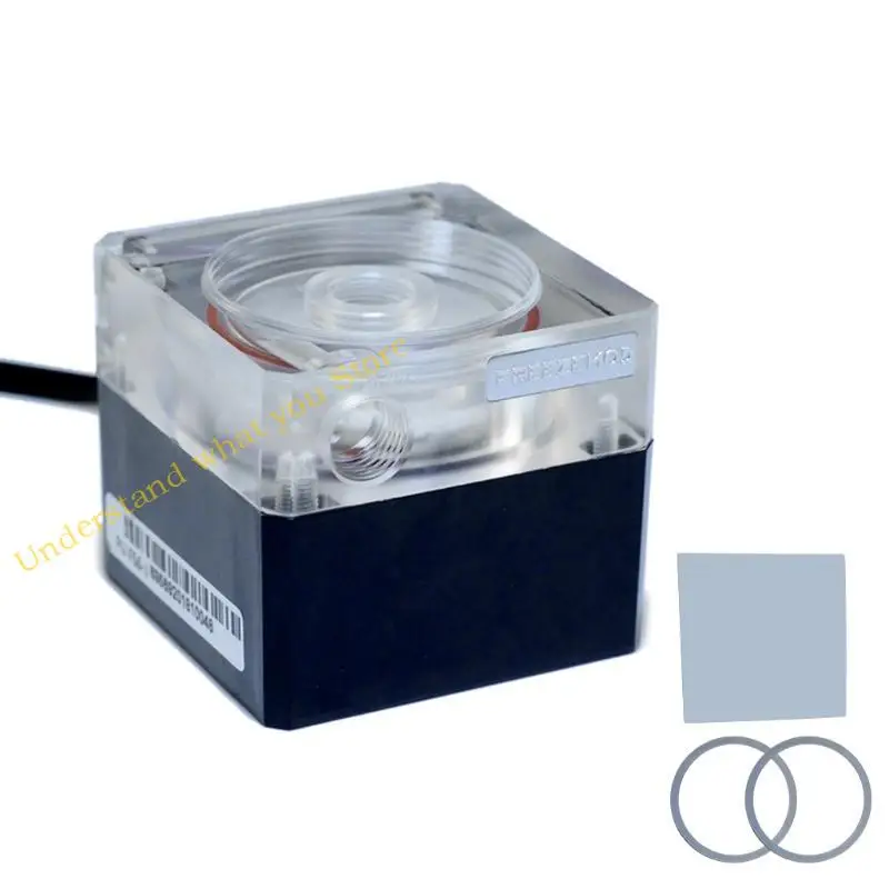 J60a RVB Fracture refroidissement à eau Pompe pour PC CPU 4 mètres Flux hauteur verticale 800L / H LED