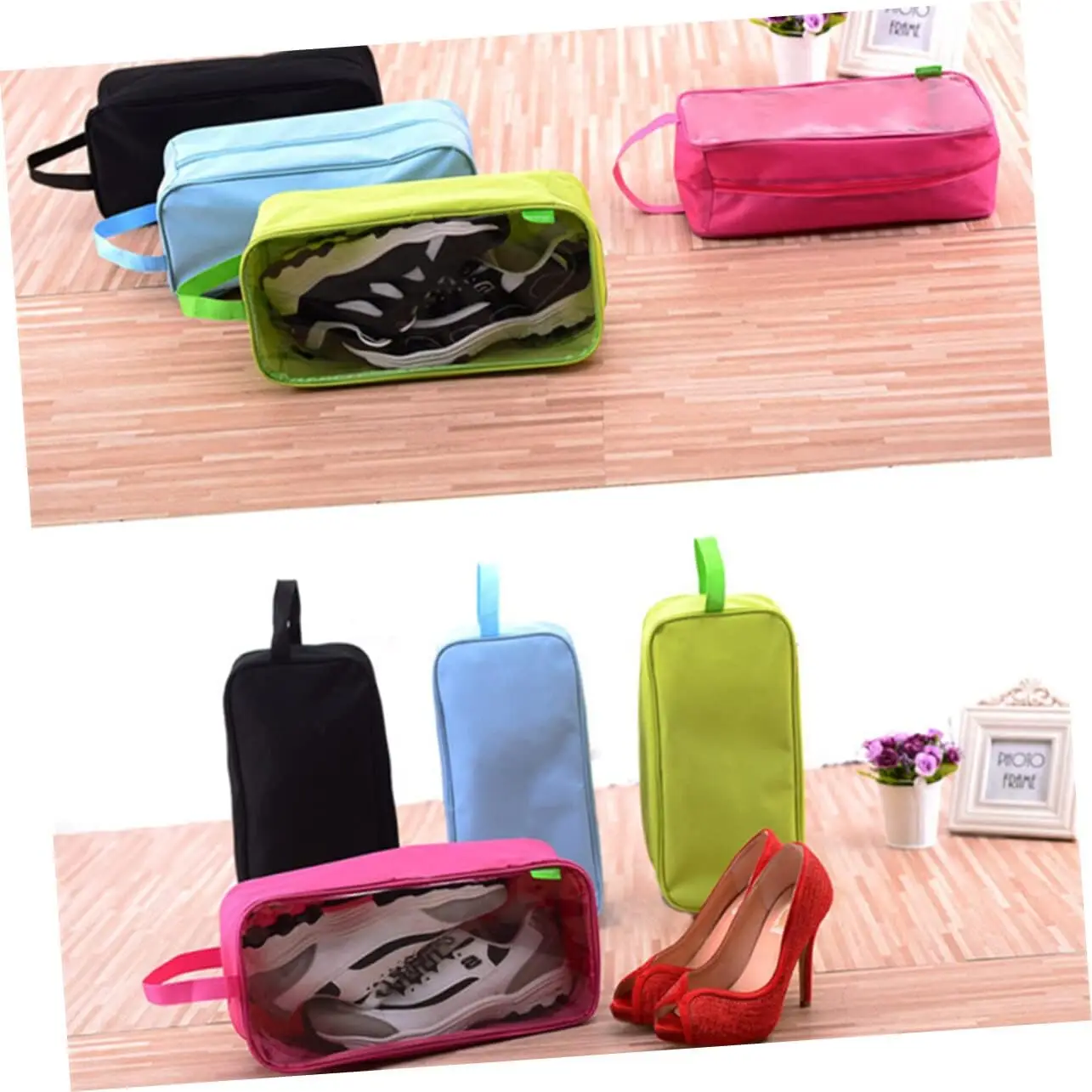 Waterproof Football Shoe Bag Travel Boot Rugby Sports Gym Carry Storage Case Box Portable Organizer Bags Shoe Sorting Pouch