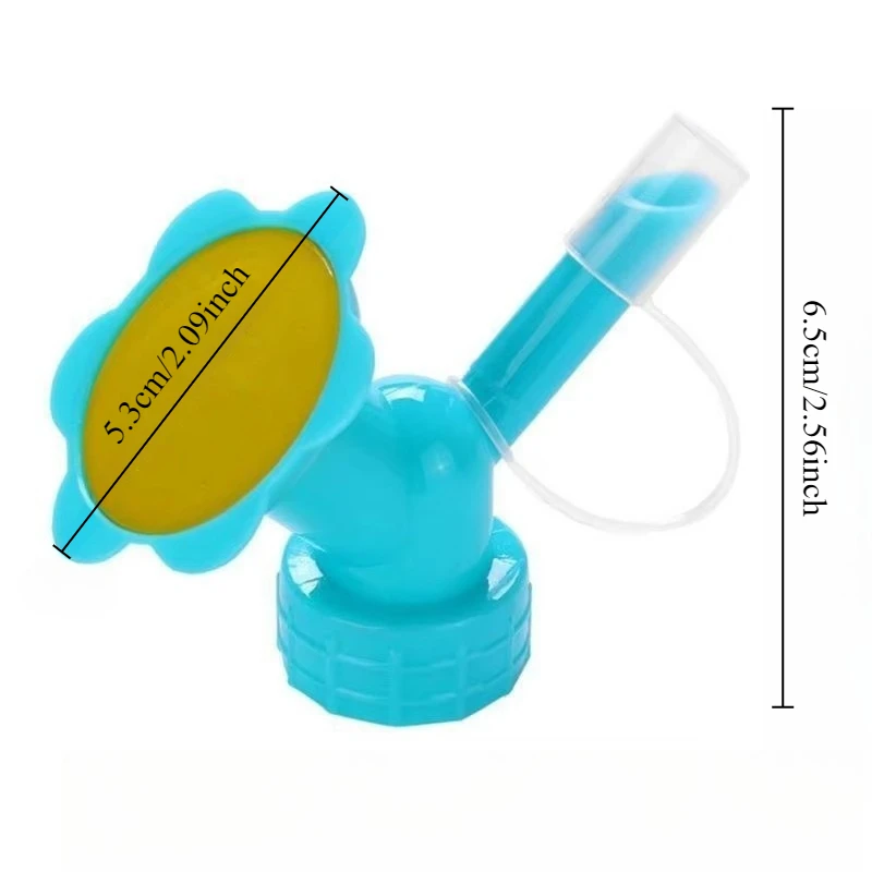 1pc Double-Headed Showerhead Watering Device Sunflower-Shaped Watering Artifact 2-in-1 Watering Plant Gardening Tools