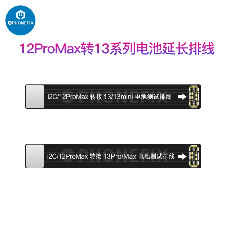 I2C BR-13 Pin Flex Cáp Dữ Liệu Corrector Cho iPhone 11 12 Pro 13 Pin Cân Chỉnh Công Suất Hiệu Quả Thiết Lập Lại Sửa Đổi