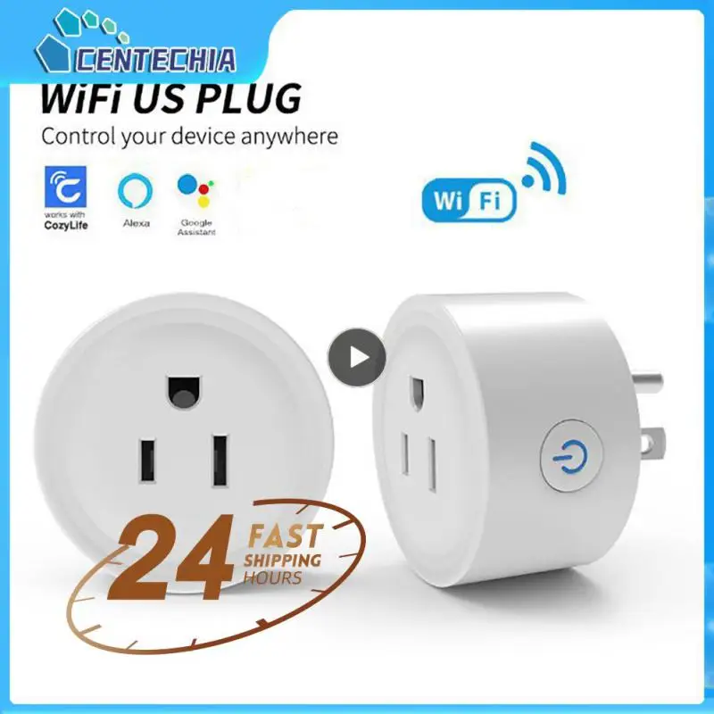 

1~10PCS 10a Remote Socket Timer Plug Cozylife App Control Wireless Smart Power Socket Socket Wifi Us Plug Smart Home