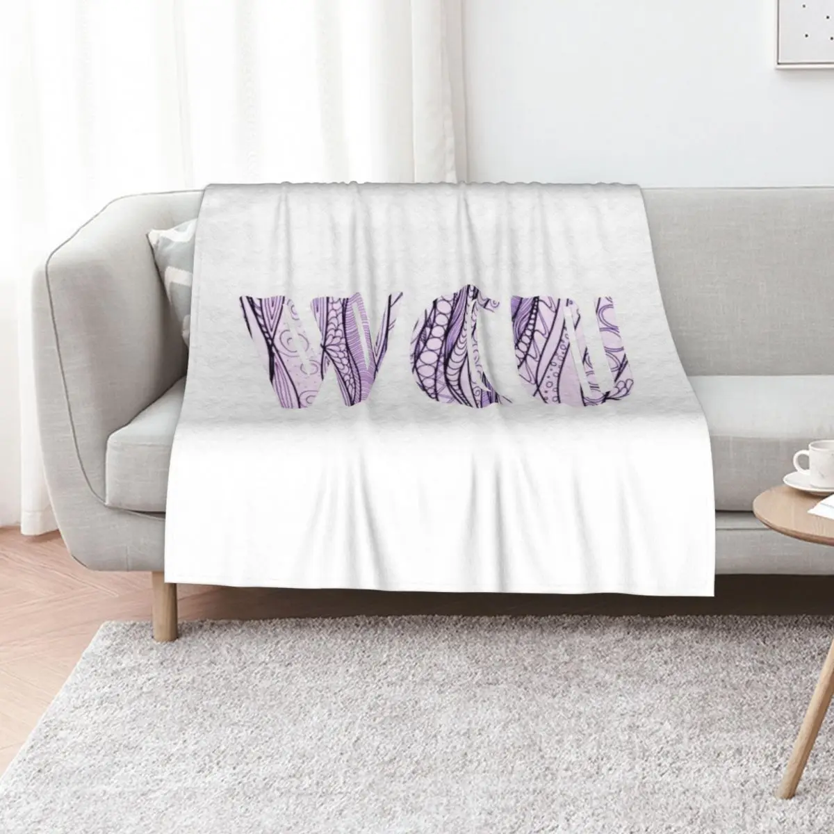 WCU Throw Blanket Summer Soft Big Cute Plaid Hairys Custom Furrys Blankets