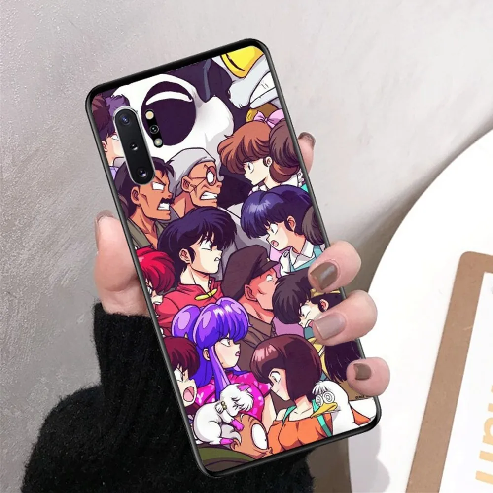 Cartoon Ranma 1 2 Phone Case For Samsung Note 8 9 10 20 pro plus lite M 10 11 20 30 21 31 51 A 21 22 42 02 03