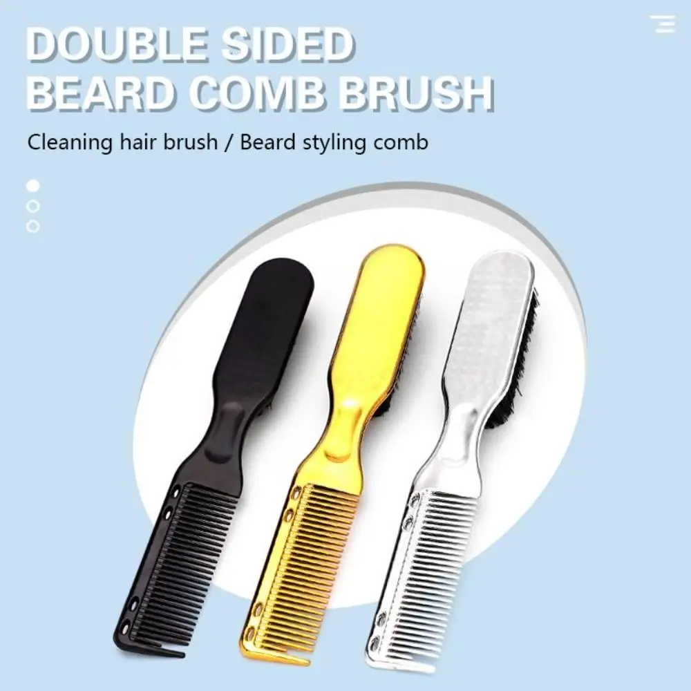 

Gifts Multifunctional Men's Beard Styling Combing Convenient Hair Accessories Hair Brush Comb Dual Head Hair Styling Tool