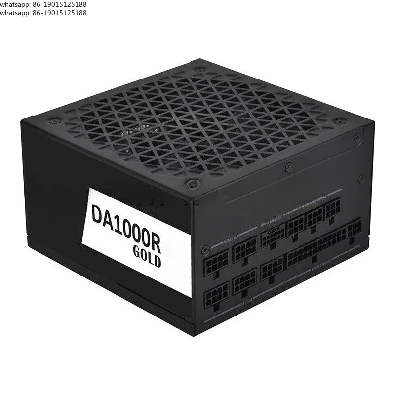 New 2026 Factory Direct Sales Rated 1000W gold medal full mode ATX3.0 power capacitor/fan start-stop/support 4090