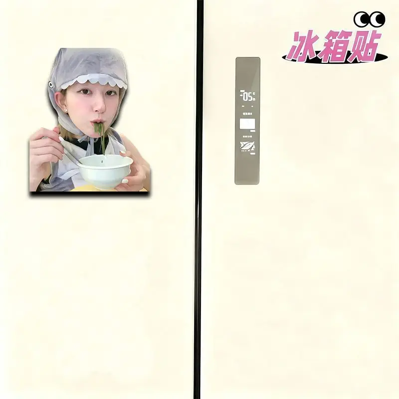 Zhao Lusi Rosy High Beauty Acrylic Magnetic Refrigerator Stickers Fashionable Cute Decorative Accessories for Refrigerators