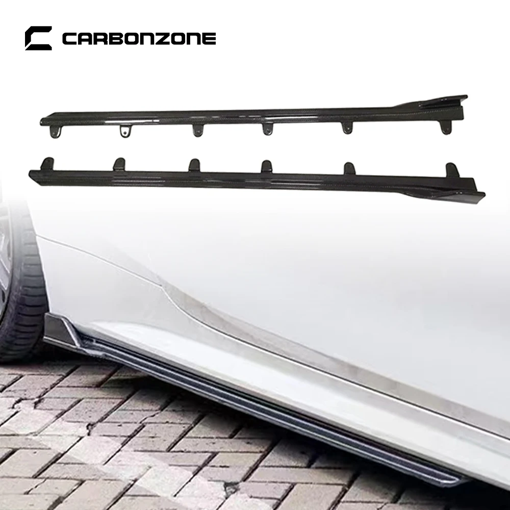 

Real Carbon Fiber Side Skirt for BMW 4 Series G22 G26 Side Door Edge Exterior Protector Automobile Refitting Car Accessories