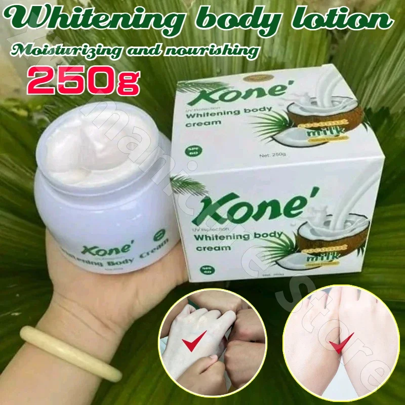 Body Brightening Moisturizing Nourishing Body Lotion Relieve Dry Skin Deep Hydration and Reduce Body Melanin 250g