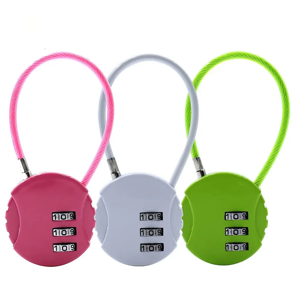 Zamek szyfrowy na druty, kłódka do szafek na siłownię, zamek do koszyka samochodowego, zamek na kask, zamek do łóżka, zamek studencki, zamek do torby, zamek do bagażu, mini mały zamek dla dzieci.