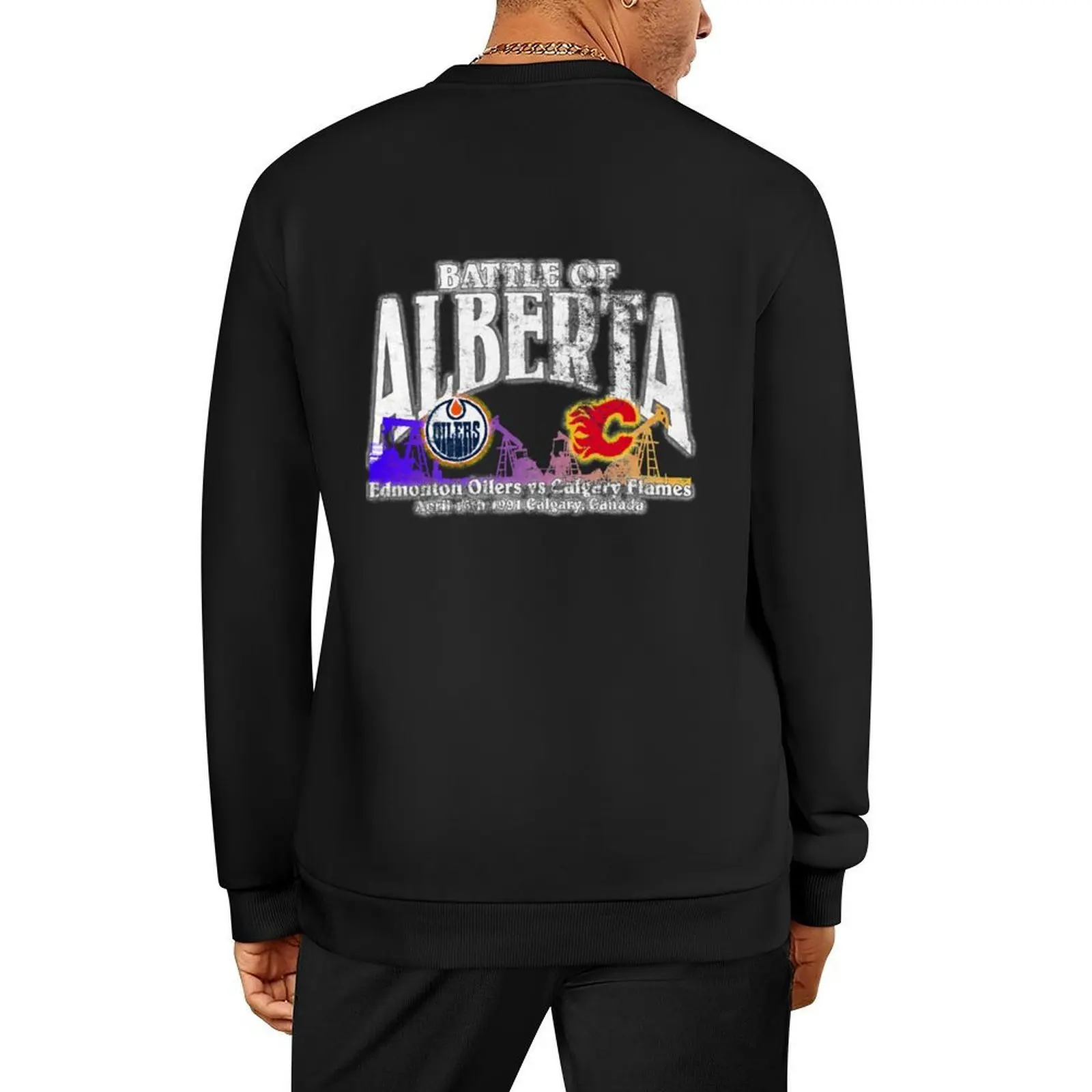 

battle of alberta hockey Pullover tracksuit men fashion men blouse korean clothes new hoodies and sweatshirts