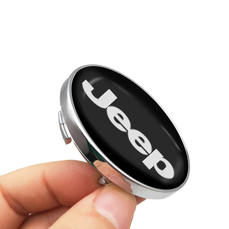 4Pcs 56/60mm Car Wheel Center Hub Cap Car Accessorie for JEEP Wrangler Grand Cherokee Compass Renegade JK TJ Patriot Trail Hawk