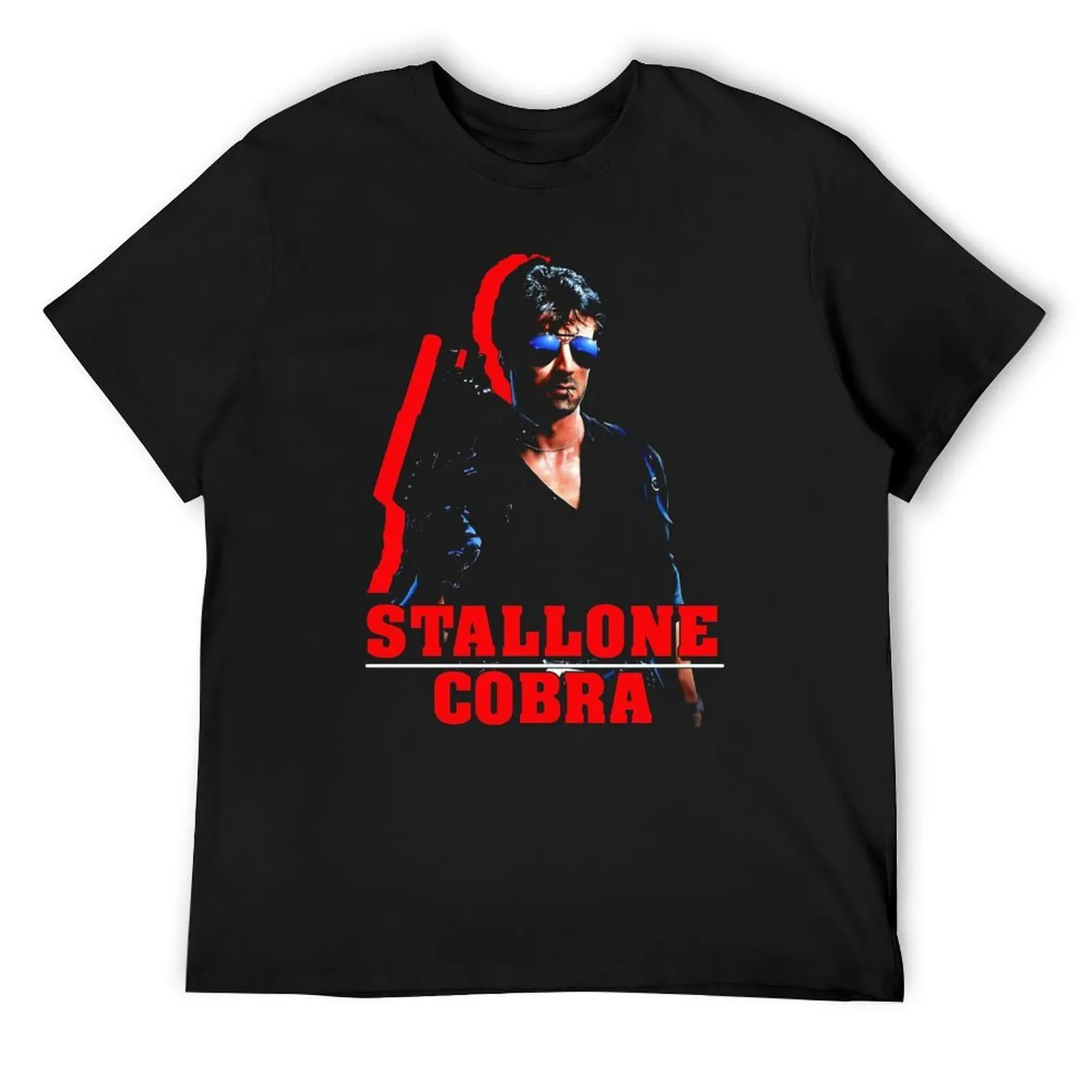 

STALLONE COBRA T-Shirt Funny t-shirt Man t-shirt summer tops anime clothes slim fit t shirts for men
