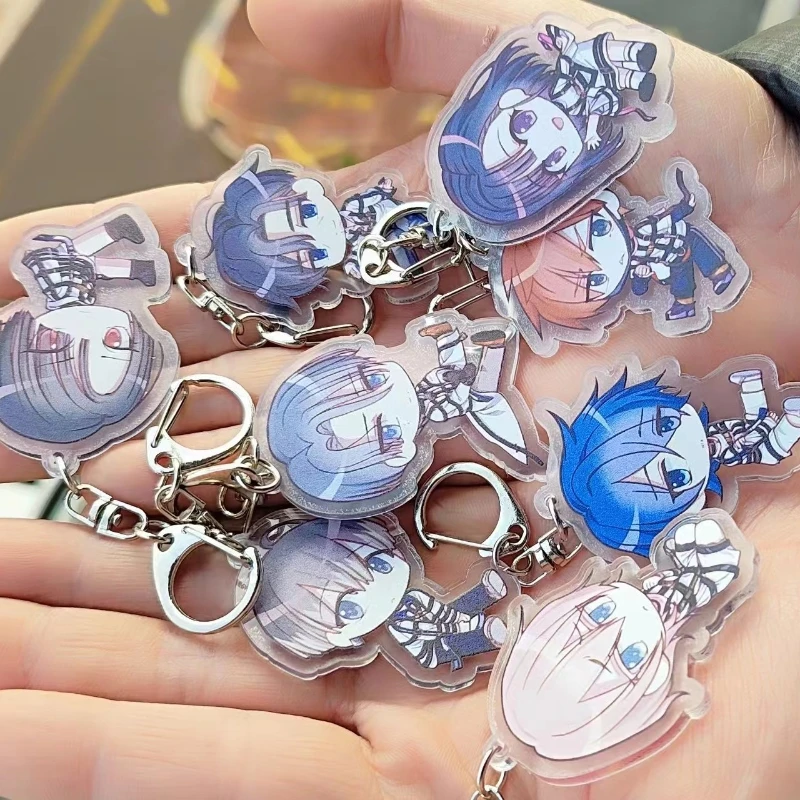 

Classic Manga Milgram Keychain Haruka Sakurai Futa Kajiyama Mikoto Key Chain Accessories Cute Bag Pendant Keyring For Fans Gifts