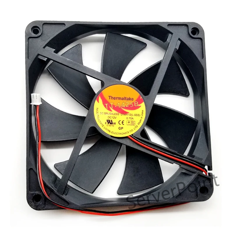 FOR Blower Cooling Fan TT-1425B L-SSS D14BM-12 DC 12V 2400RPM 14025 140*140*25mm Double Ball NEW