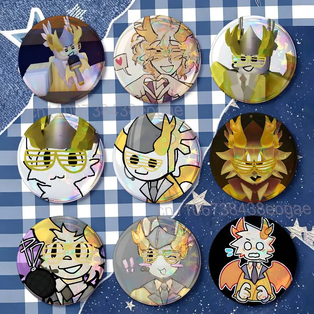 V-Valk P-PHIGHTING HD Print Badges Pretty Round Display Brooches IP merchandise 32mm 58mm 75mm 44mm 25mm