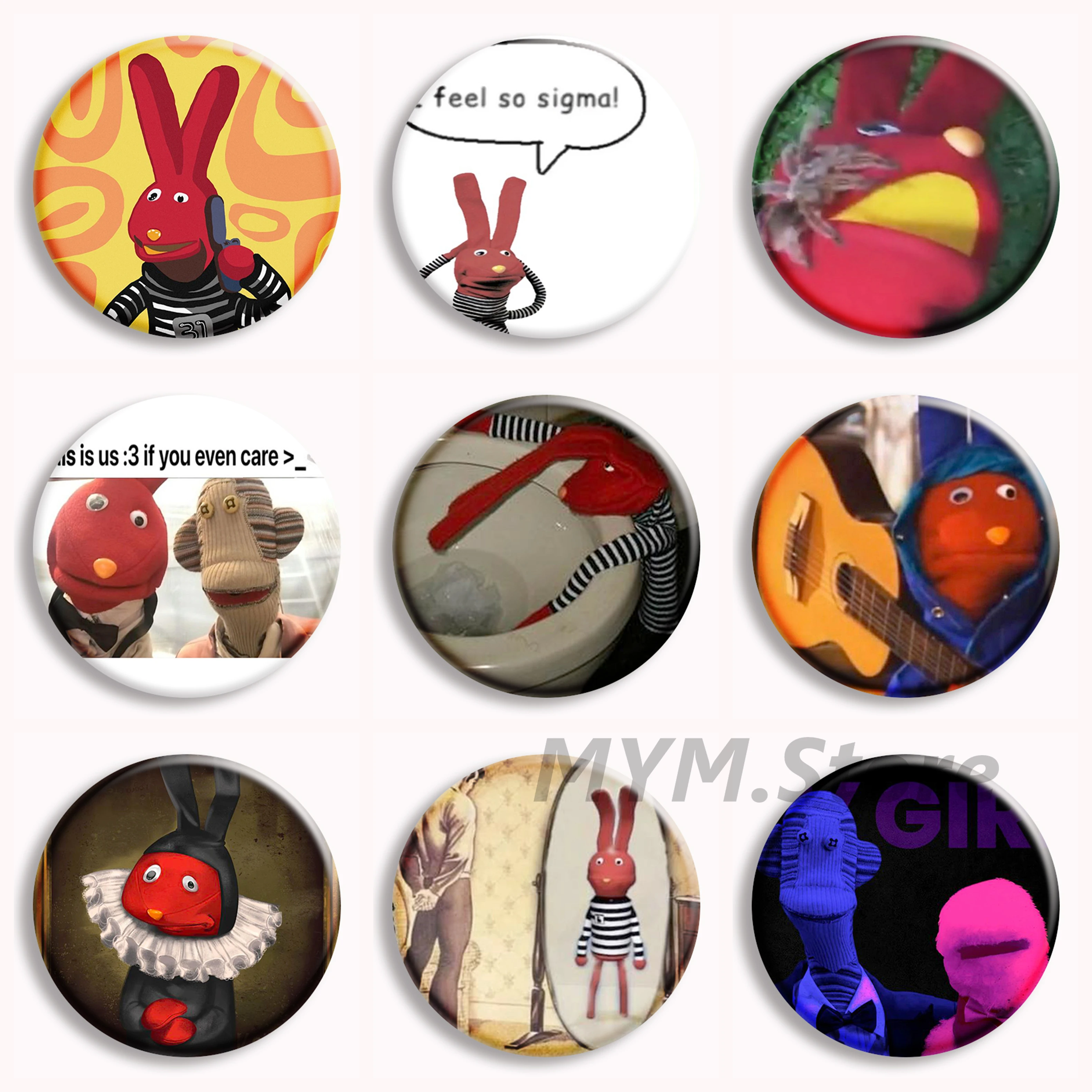 Pin de Botón de Anime de la Película Class Movie de 31 minutos, Broche de Juan Carlos Bodoque, Insignia Decorativa para Bolsos, Joyería, Regalos Coleccionables para Fans
