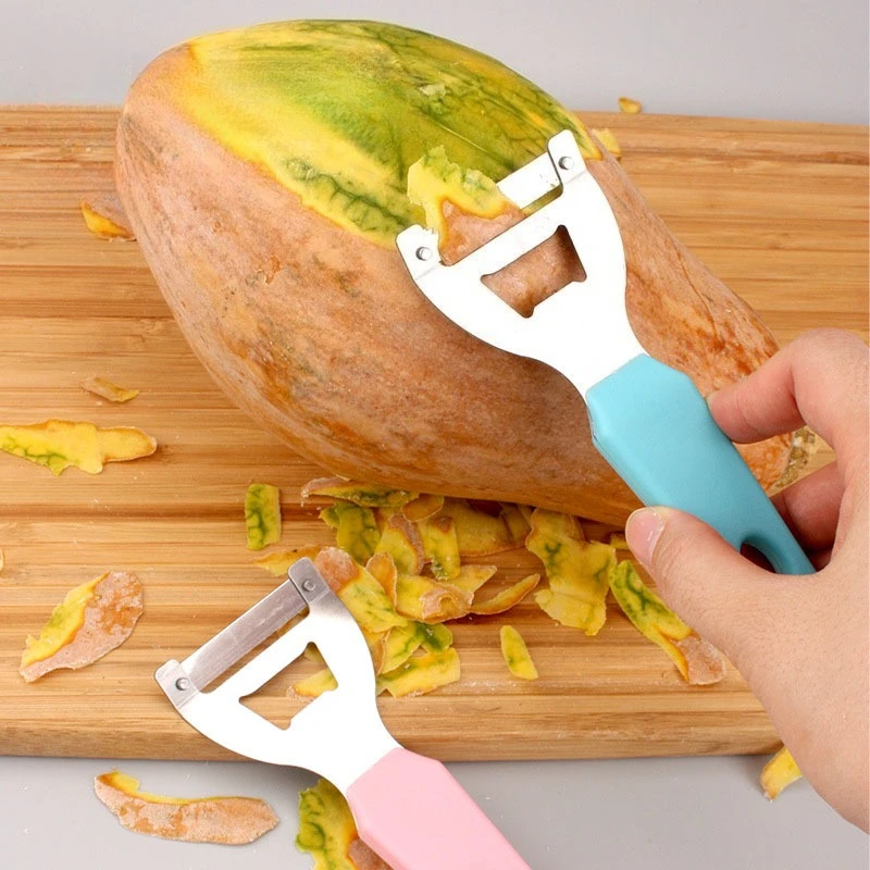 Multifunctional Stainless Steel Peeler Kitchen Vegetable Fruit Potato Peeler Sharp Blade Kitchen Gadget with PP Handle