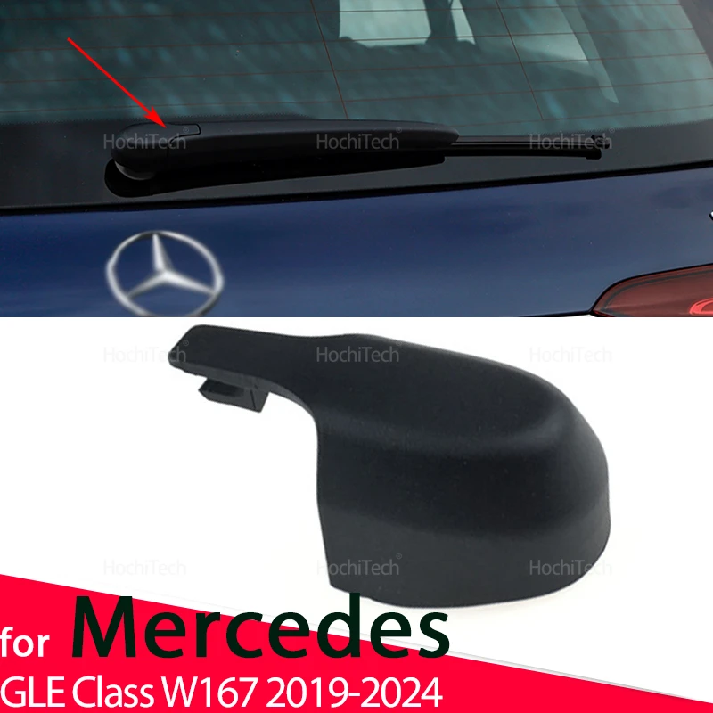 For Mercedes-Benz GLE Class W167 2019-2024 A2478240000 Windshield Windscreen Rear Wiper Arm Washer Cover Cap Nut Cap Accessories