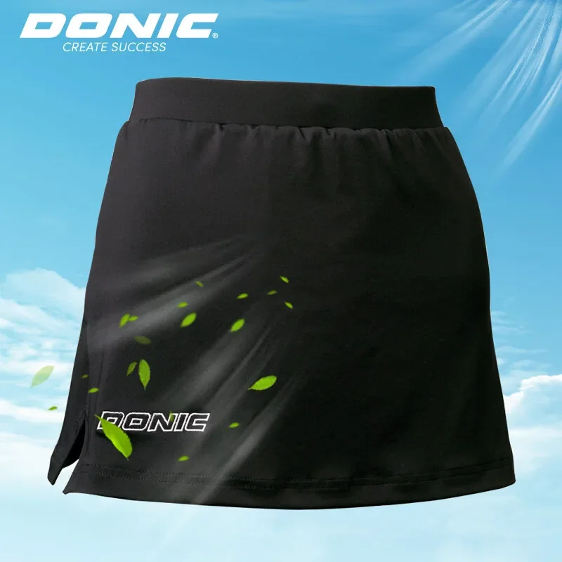 2023 Donic short dress skirts Table tennis clothes sportswear jersey female women Sport bottom