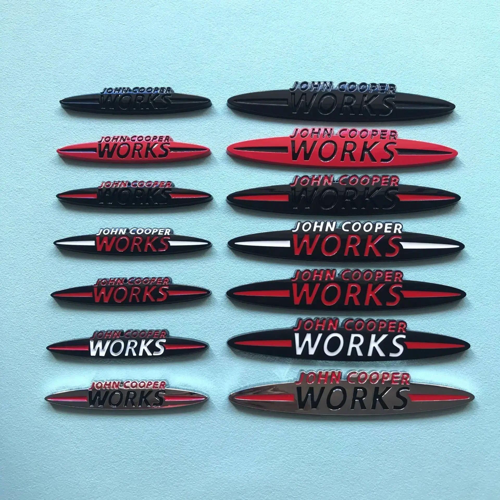 Car Rear Badge Refit Sticker Side Fender 3D Emblem Accessories for Mini John Cooper Works R50 R52 R53 R55 R56 F54 F55 F56 F60