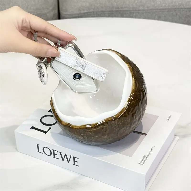 New coconut shell entrance hallway key storage living room shoe cabinet home decor ornament opening